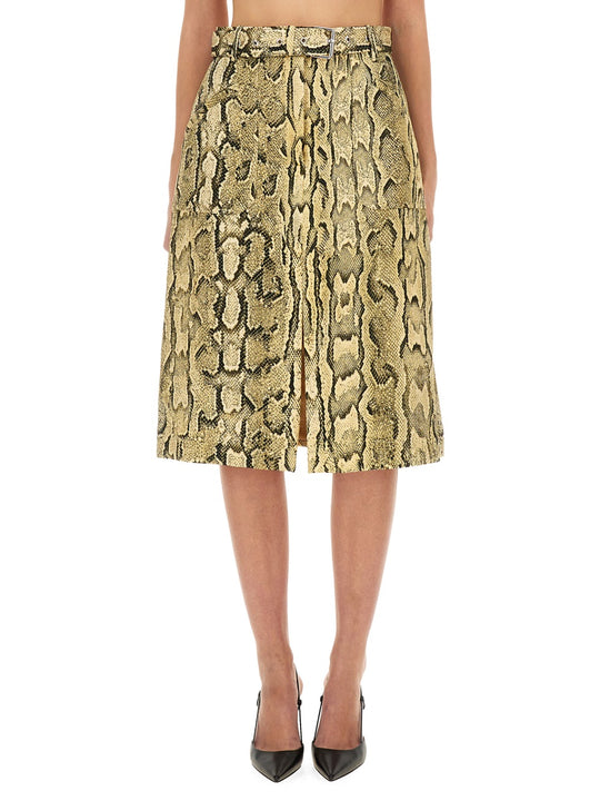 Skirt With Animal Pattern