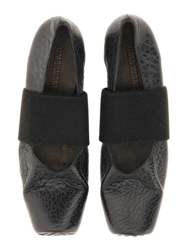 Uma Wang Flat Shoes - Black | Wanan Luxury