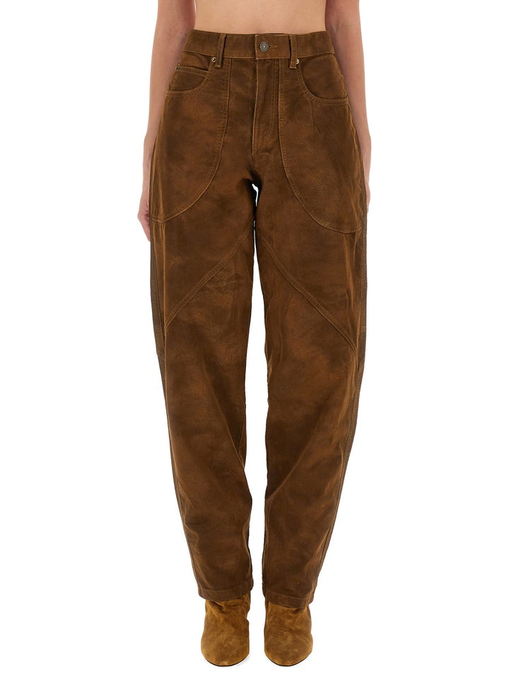 Isabel Marant Etoile Pants - Brown | Wanan Luxury