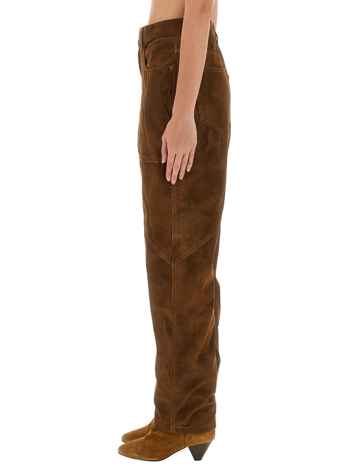 Isabel Marant Etoile Pants - Brown | Wanan Luxury