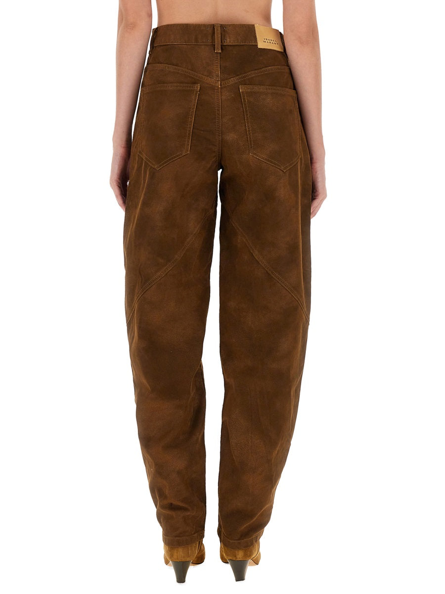 Isabel Marant Etoile Pants - Brown | Wanan Luxury