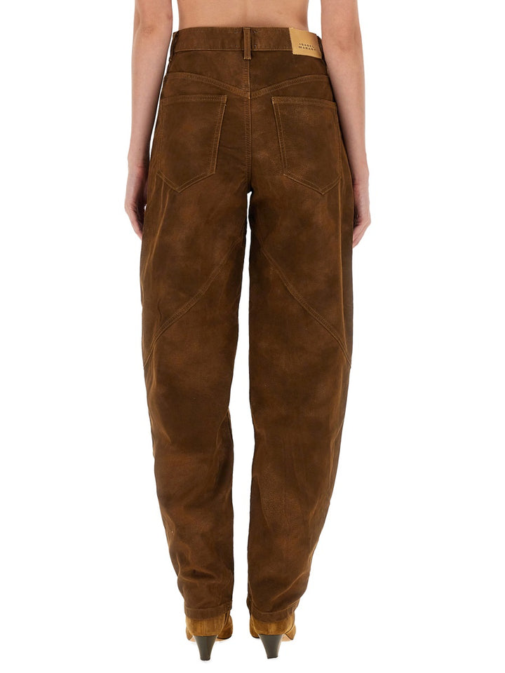 Isabel Marant Etoile Pants - Brown | Wanan Luxury