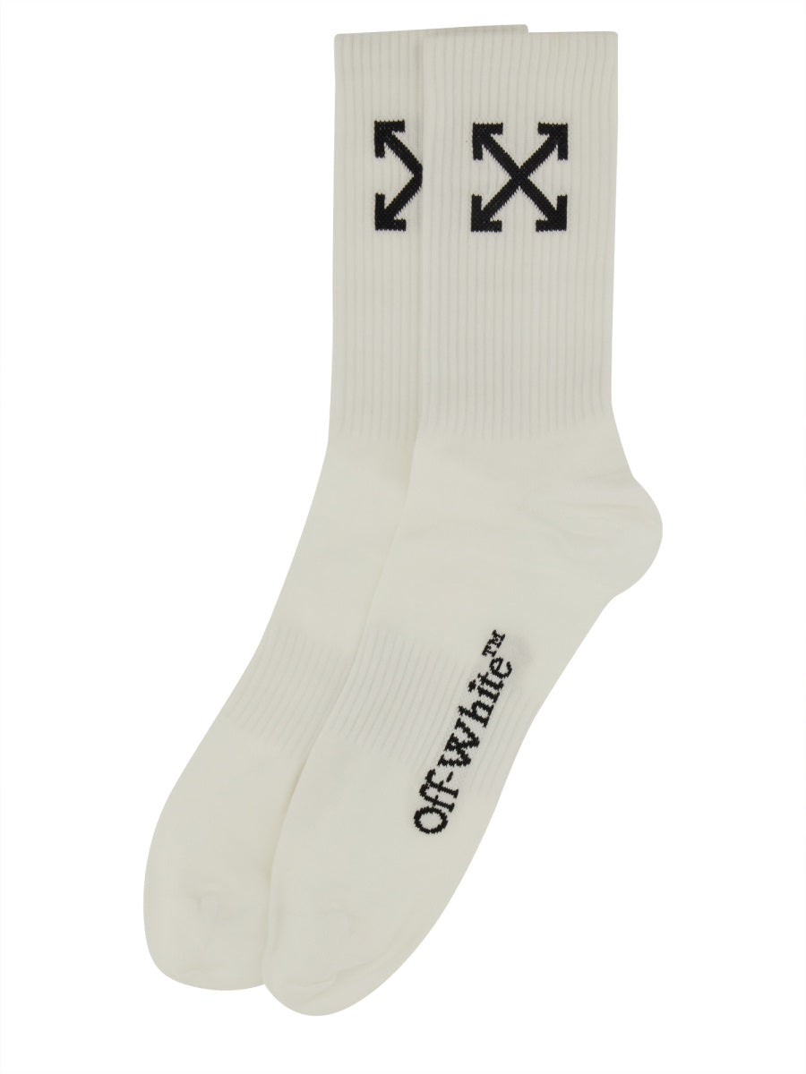 Off-White Socks - White | Wanan Luxury