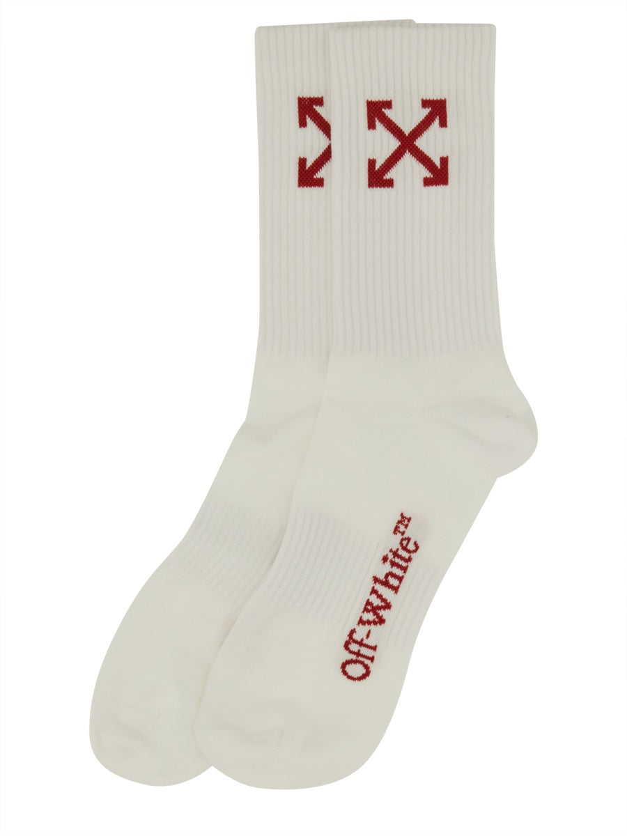 Off-White Socks - White | Wanan Luxury