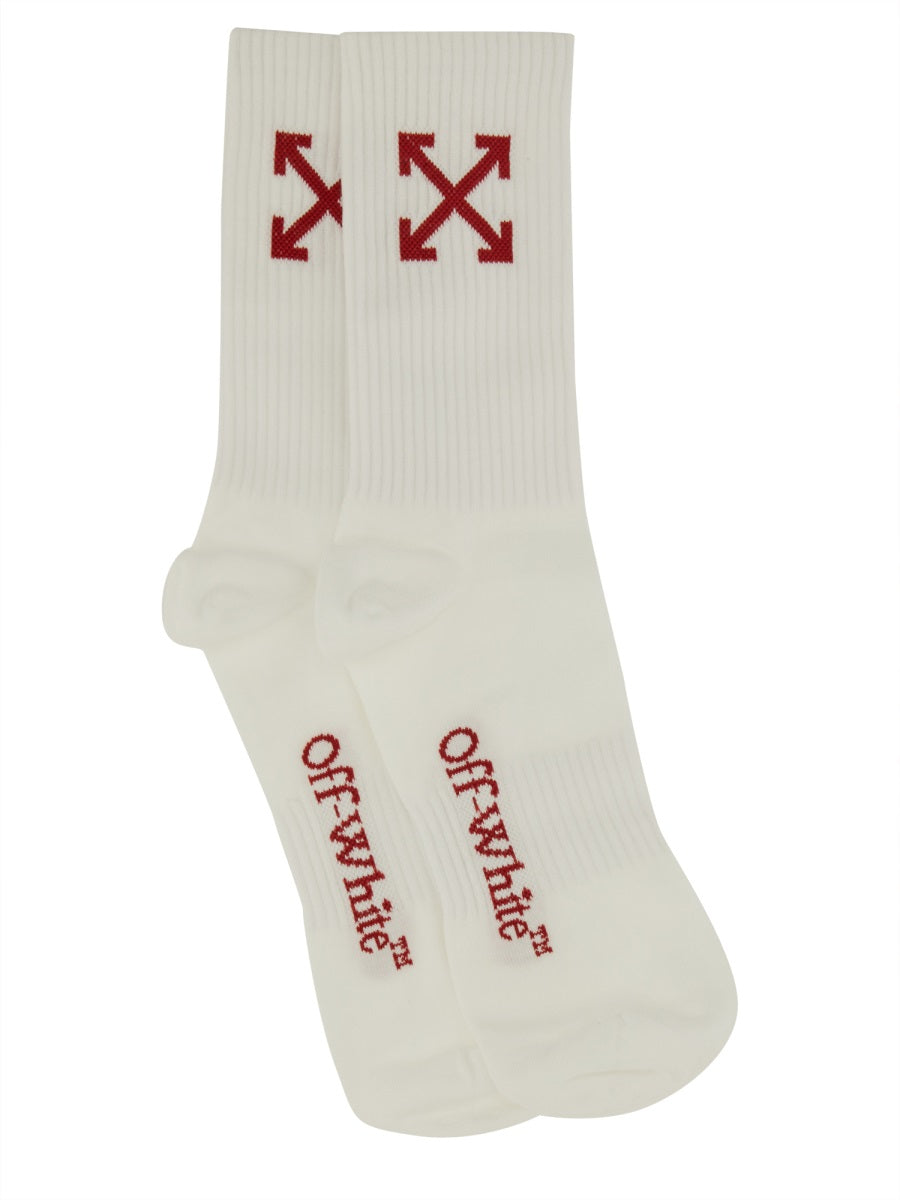 Off-White Socks - White | Wanan Luxury
