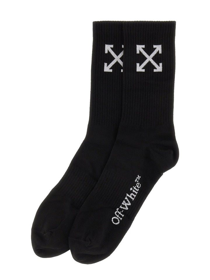 Off-White Socks - Black | Wanan Luxury