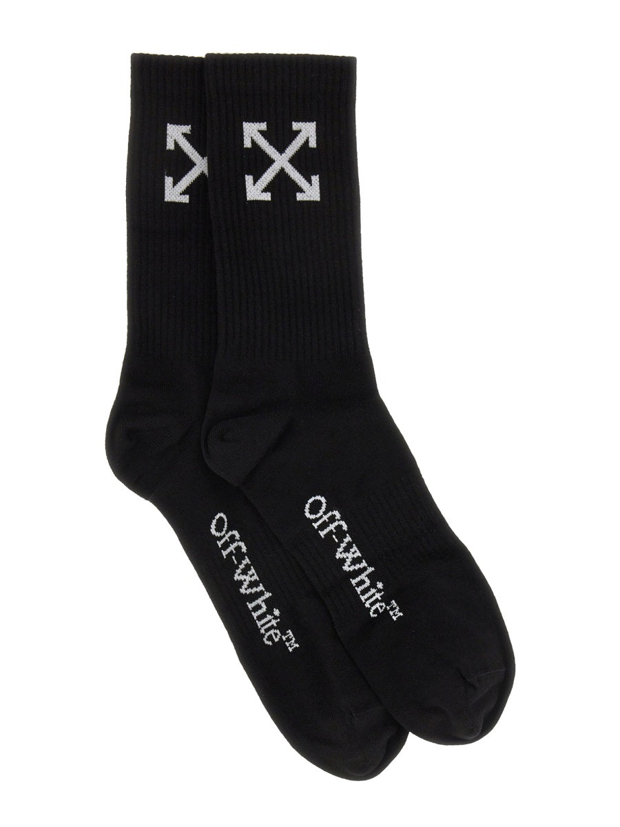 Off-White Socks - Black | Wanan Luxury