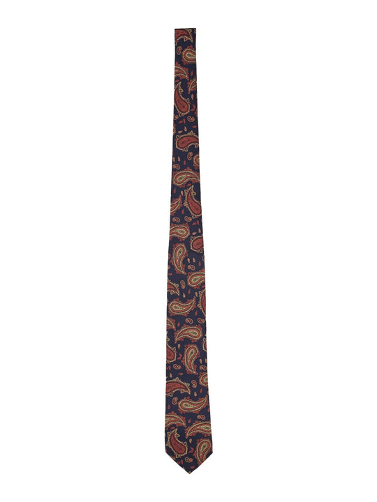 Paisley Jacquard Silk Tie