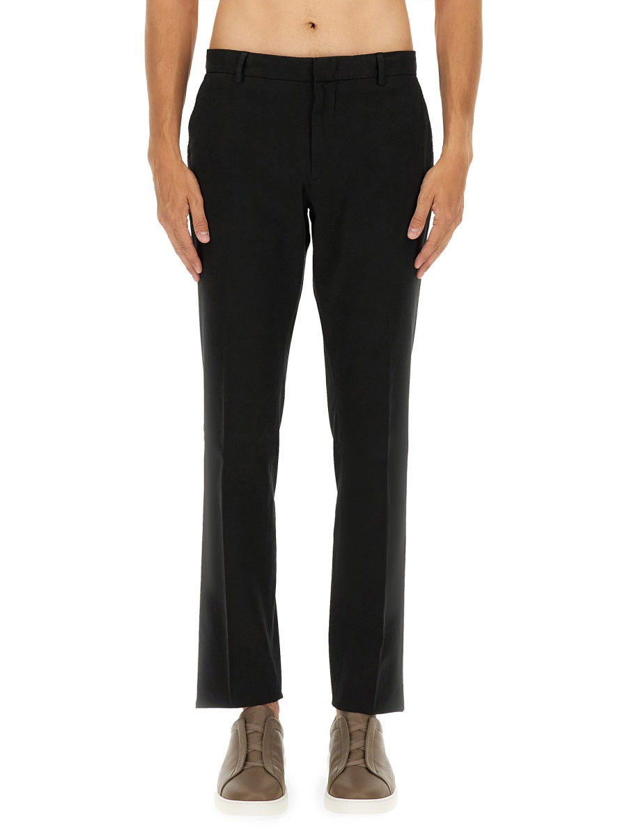 Zegna Pants - Black | Wanan Luxury