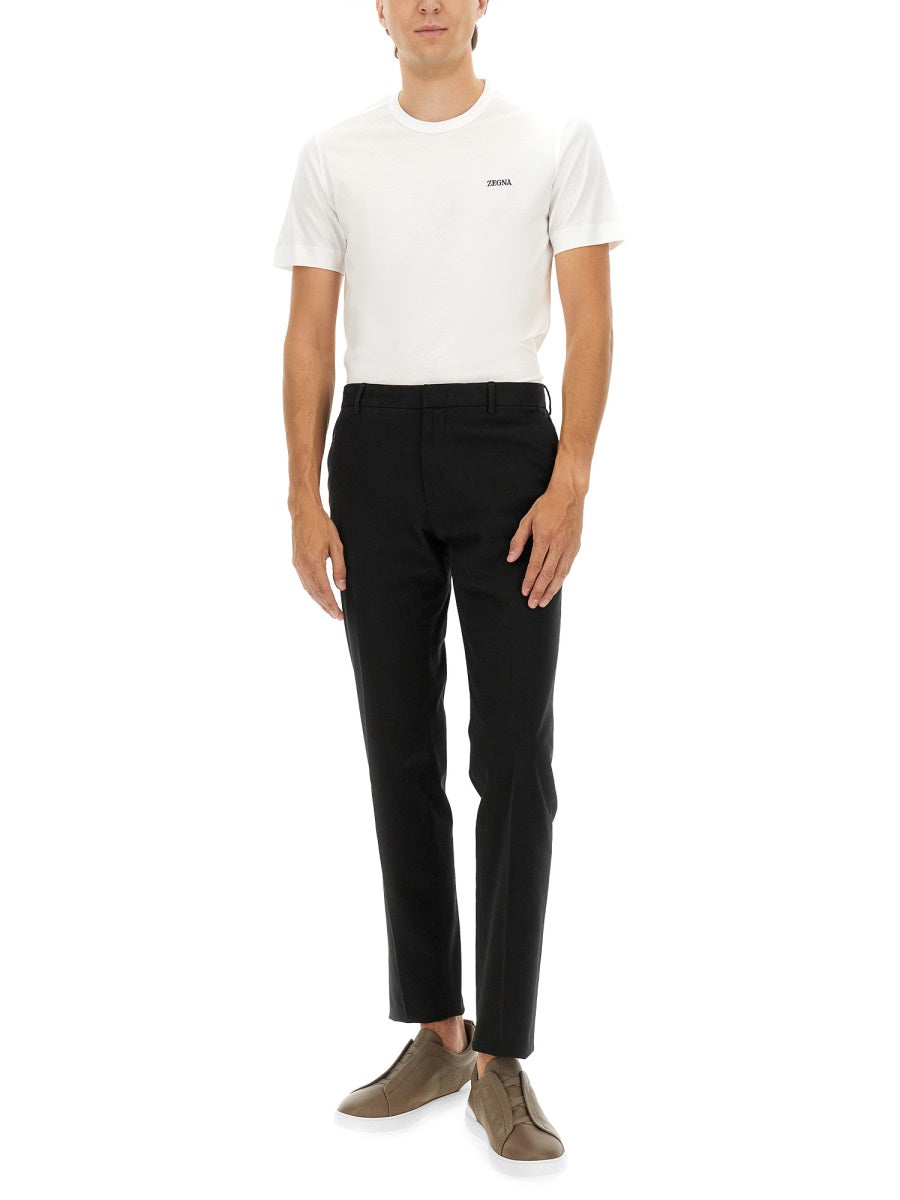 Zegna Pants - Black | Wanan Luxury