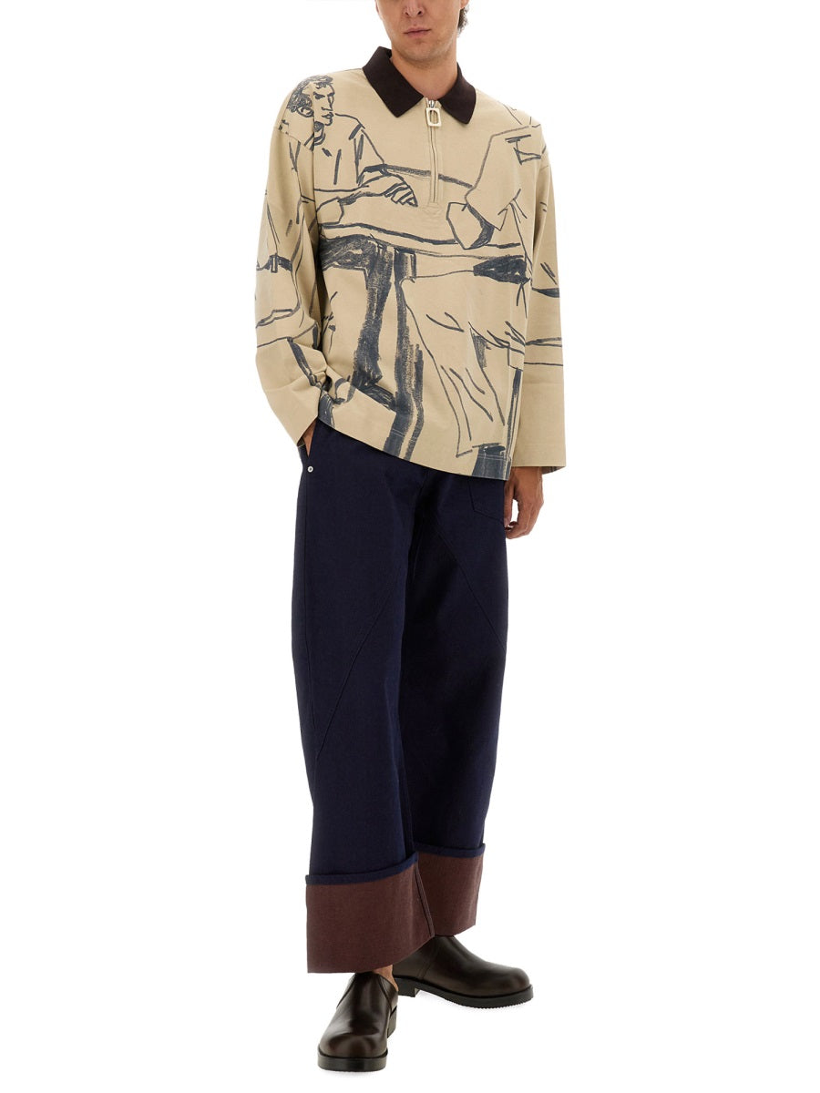 JW Anderson Polo - Beige | Wanan Luxury