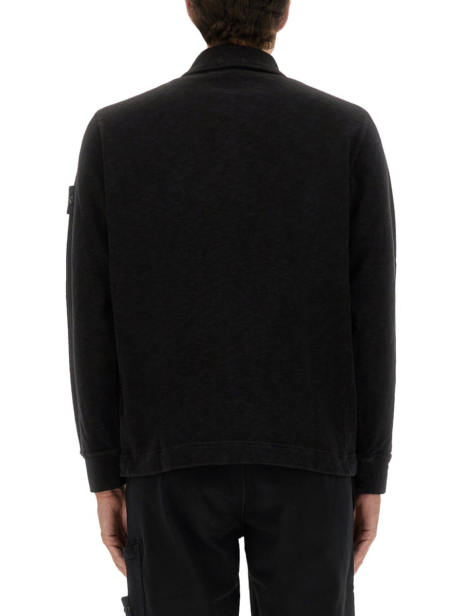 Stone Island Polo - Black | Wanan Luxury