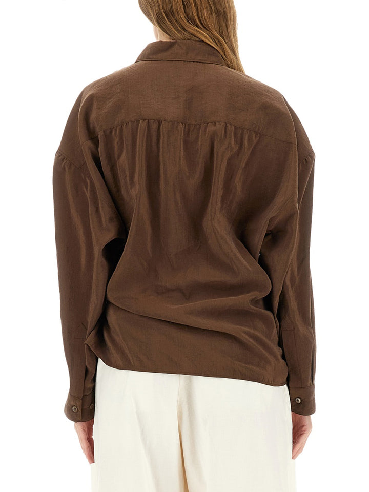 Lemaire Shirts - Brown | Wanan Luxury