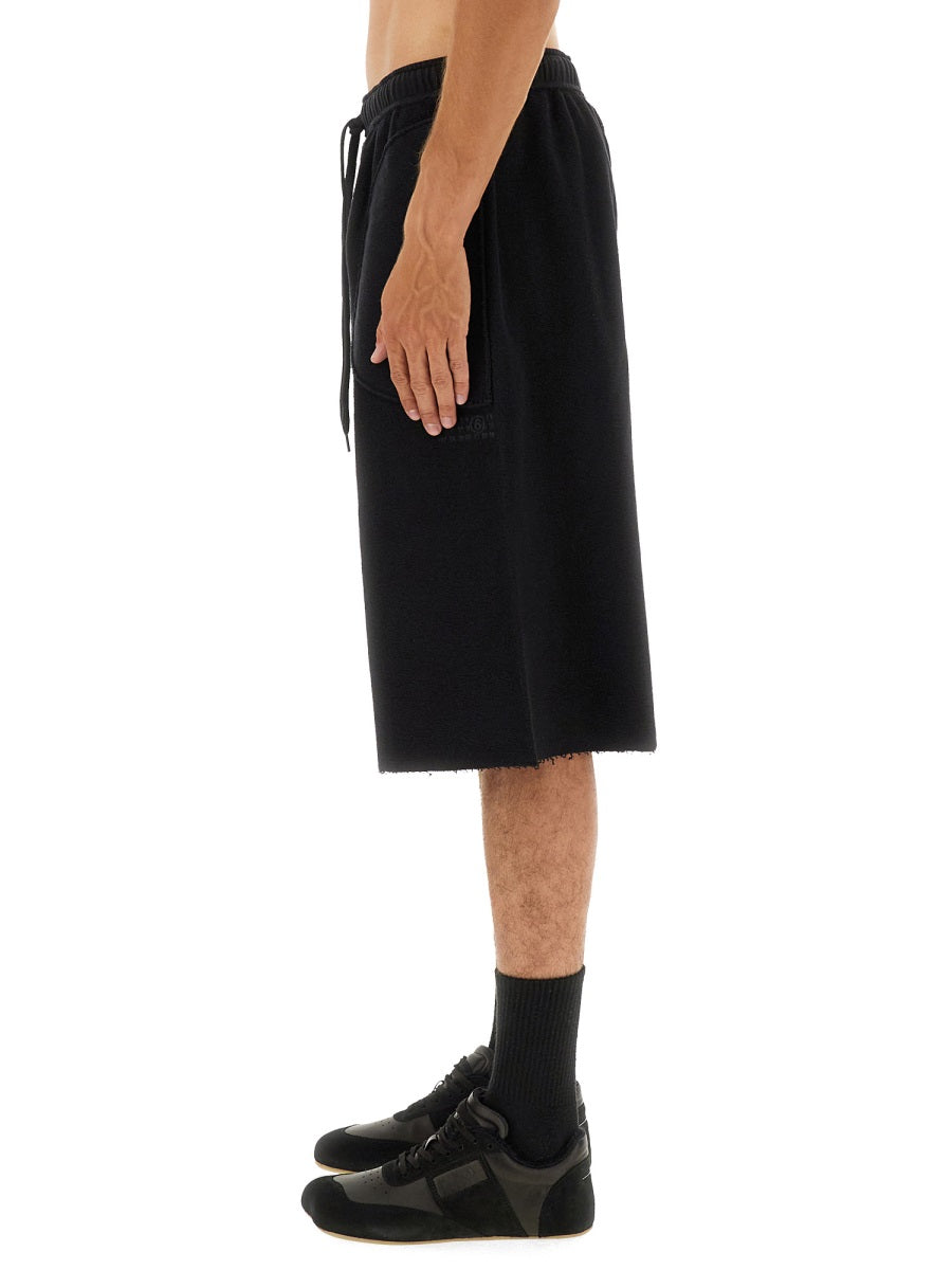 MM6 Maison Margiela Shorts - Black | Wanan Luxury