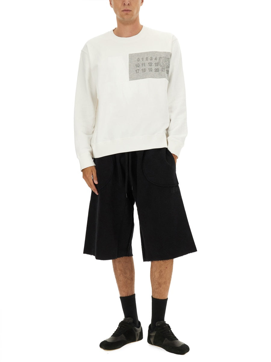 MM6 Maison Margiela Sweatshirts - White | Wanan Luxury
