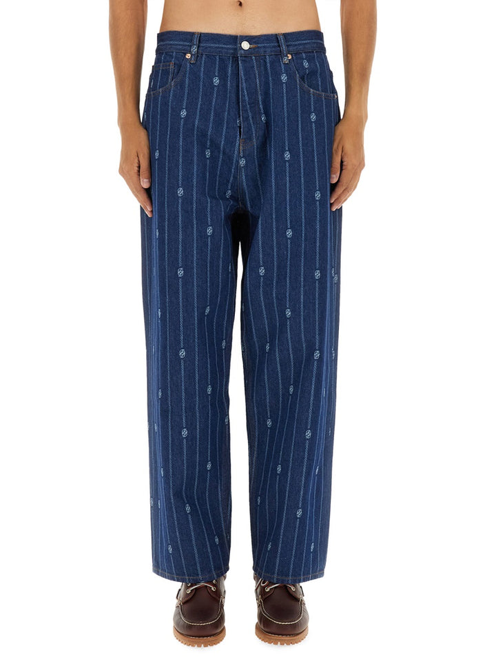 Drôle De Monsieur Pants - Blue | Wanan Luxury