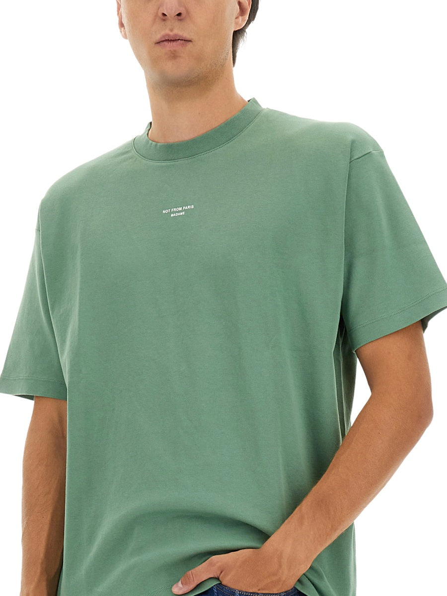 Drôle De Monsieur T shirts - Green | Wanan Luxury