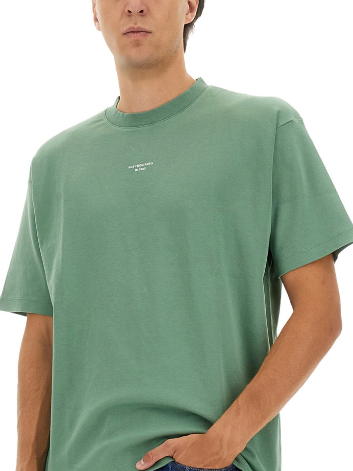 Drôle De Monsieur T shirts - Green | Wanan Luxury