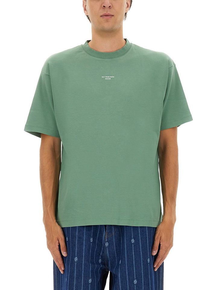 Drôle De Monsieur T shirts - Green | Wanan Luxury