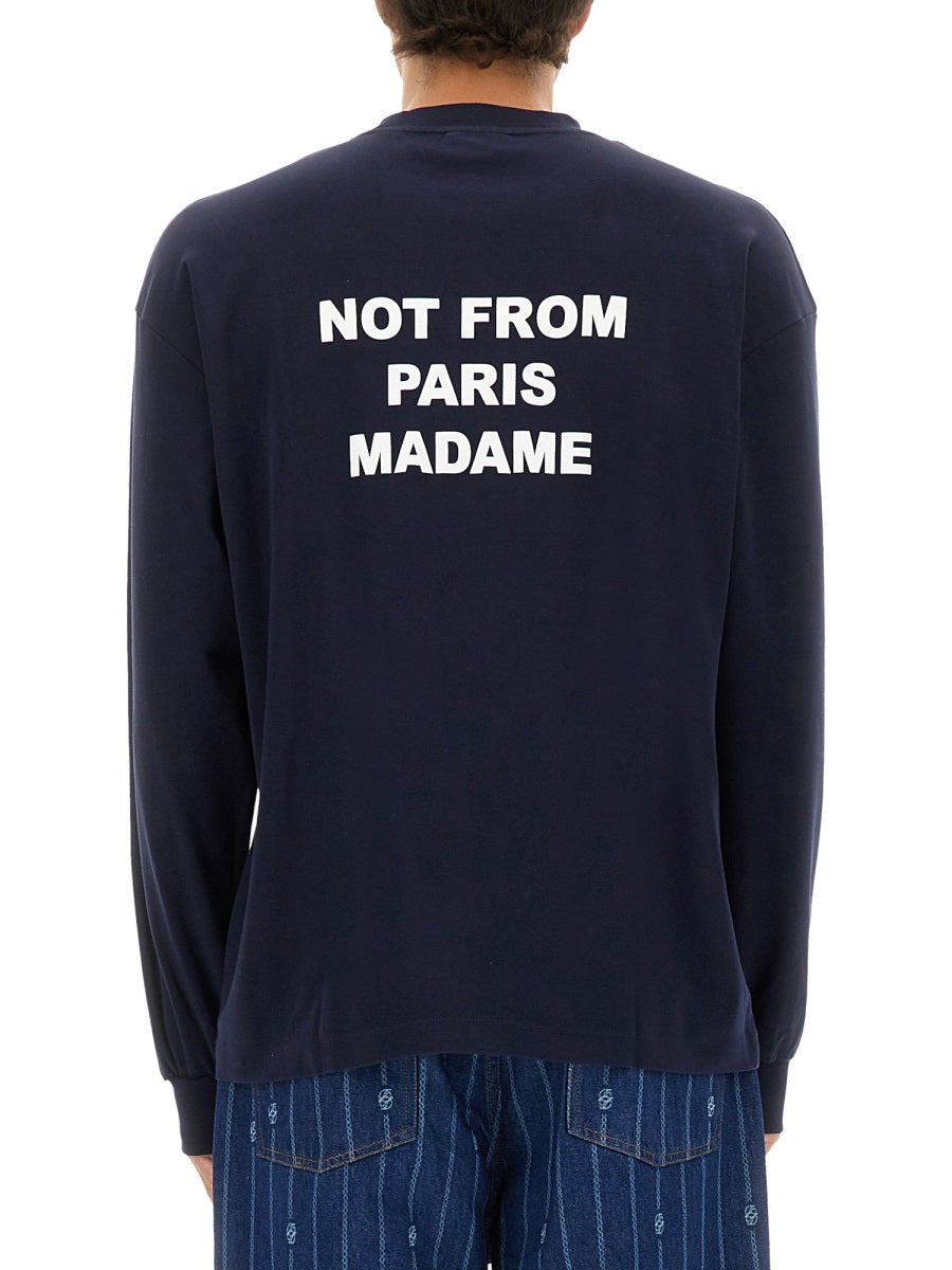 Drôle De Monsieur T shirts - Blue | Wanan Luxury