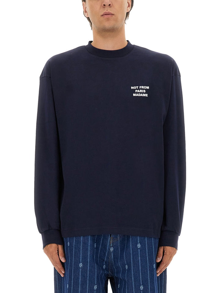 Drôle De Monsieur T shirts - Blue | Wanan Luxury