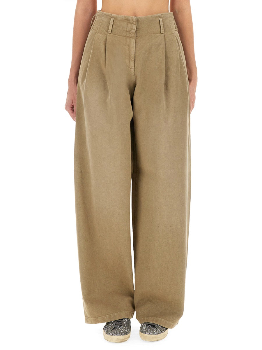 Golden Goose Pants - Brown | Wanan Luxury