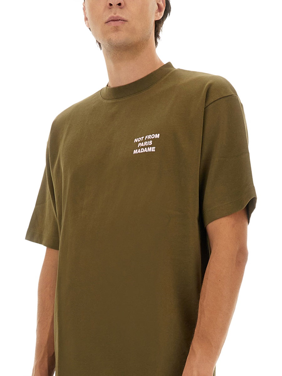 Drôle De Monsieur T shirts - Brown | Wanan Luxury