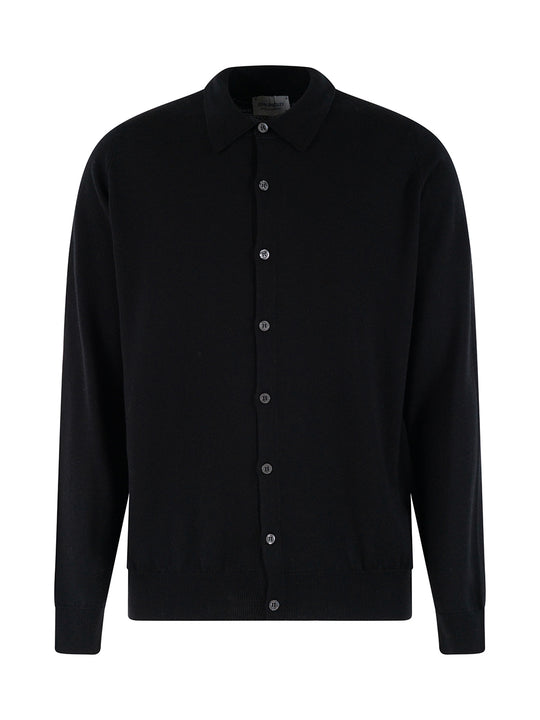 Extrafine Polo Cardigan