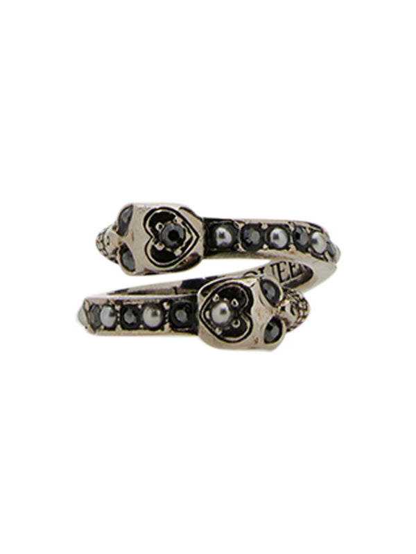 Anello Twin Skull