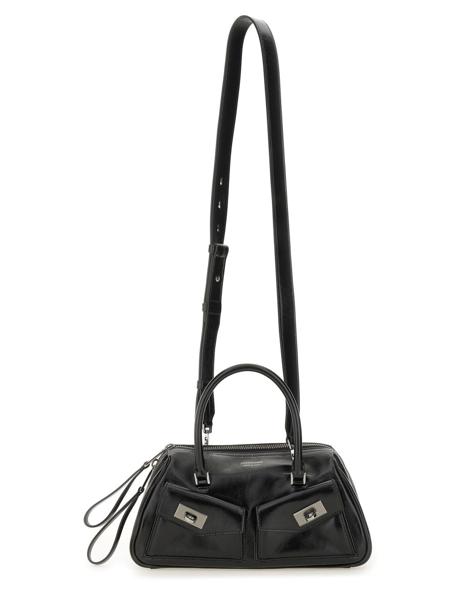 Ferragamo Hand Bags - Black | Wanan Luxury