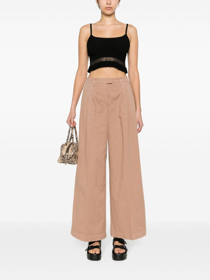 Pinko Trousers - Brown | b69ccd983ce889fbb437d064499984951d5968f2