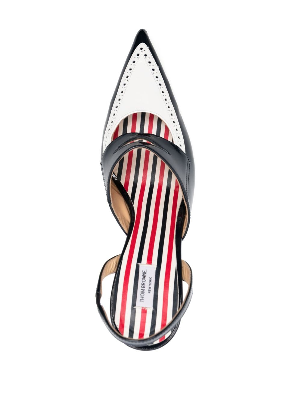 Thom Browne Flat shoes - Red/white | c2414852d32611ee14bd74b6aa857965086dd844
