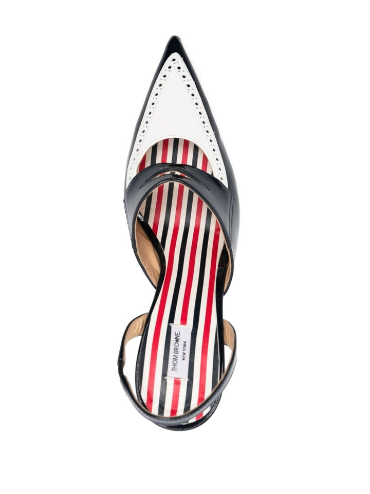 Thom Browne Flat shoes - Red/white | c2414852d32611ee14bd74b6aa857965086dd844