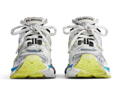 Balenciaga Flat shoes - White/yellow/blue | c6c08d0ca2de5b5e6c096d500b809a17f68cea1f