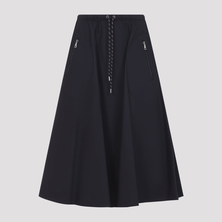 Moncler Midi skirts - Blue | 881f7a09d14b15dfa28b319a93ba7ecd658656c3