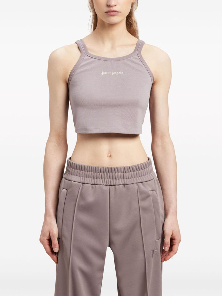 Palm Angels Top - Lilac/off white | 814f95b62982c9b30a8bad8379a84d2b9d9144d9