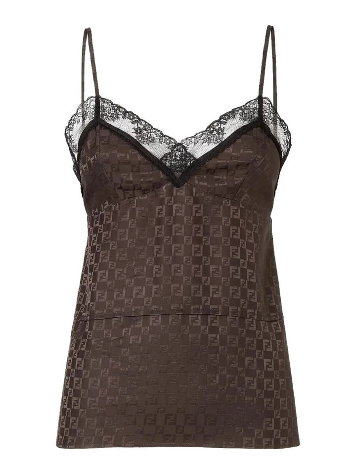 Fendi Tops - Brown | Wanan Luxury