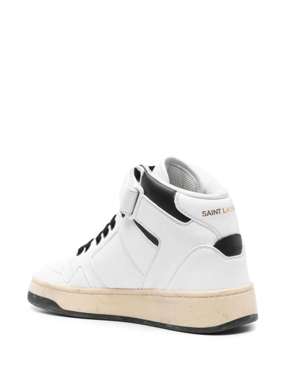 Saint Laurent Sneakers - Bianco ottico/nero | 4c53b39427fe3c51c99397730067f6b8b03e9b06