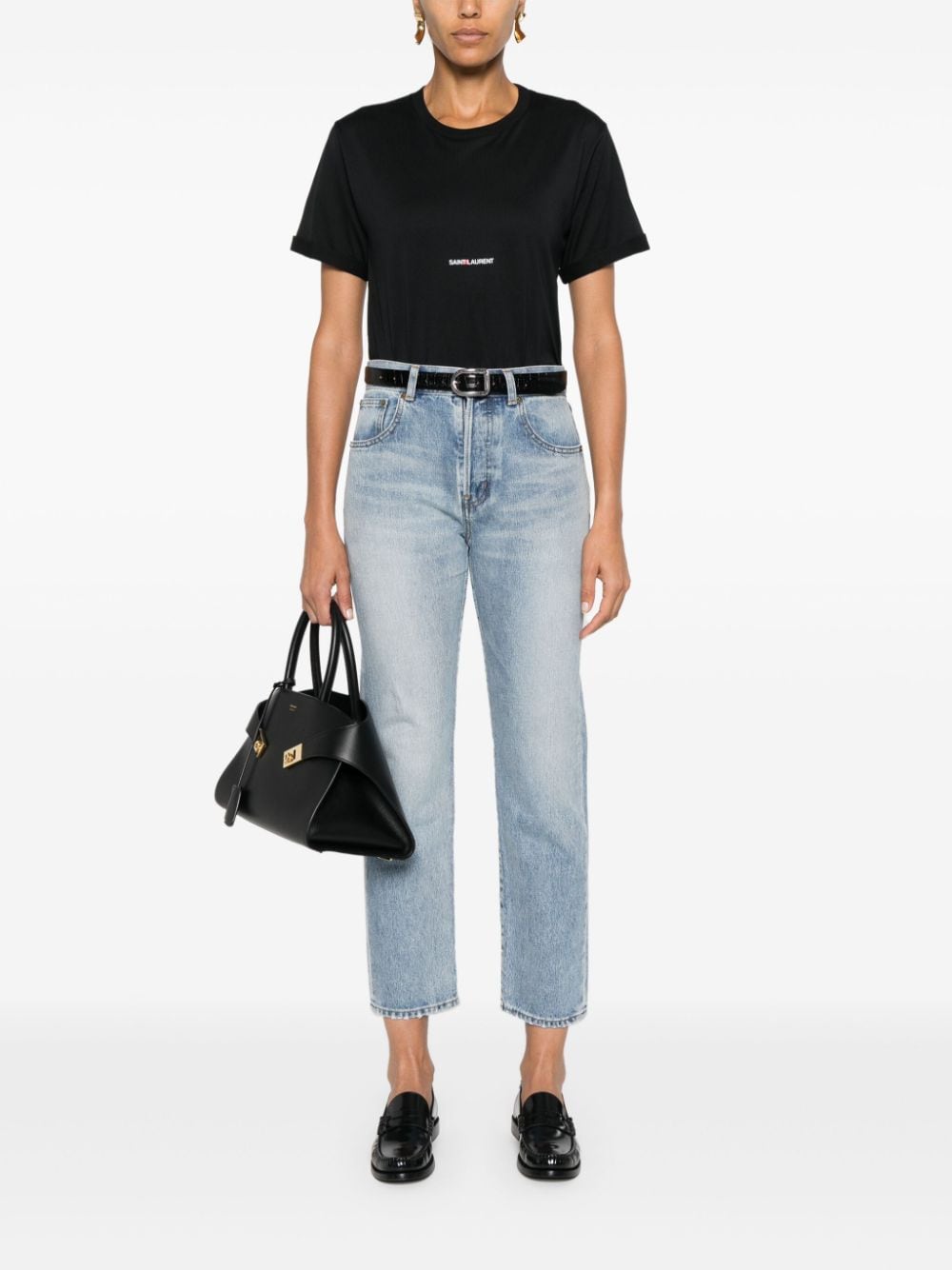 Saint Laurent T-shirts and Polos - Blacks and greys | fe8af21fa7c6c8508385d472aad4f6d7ffe19711