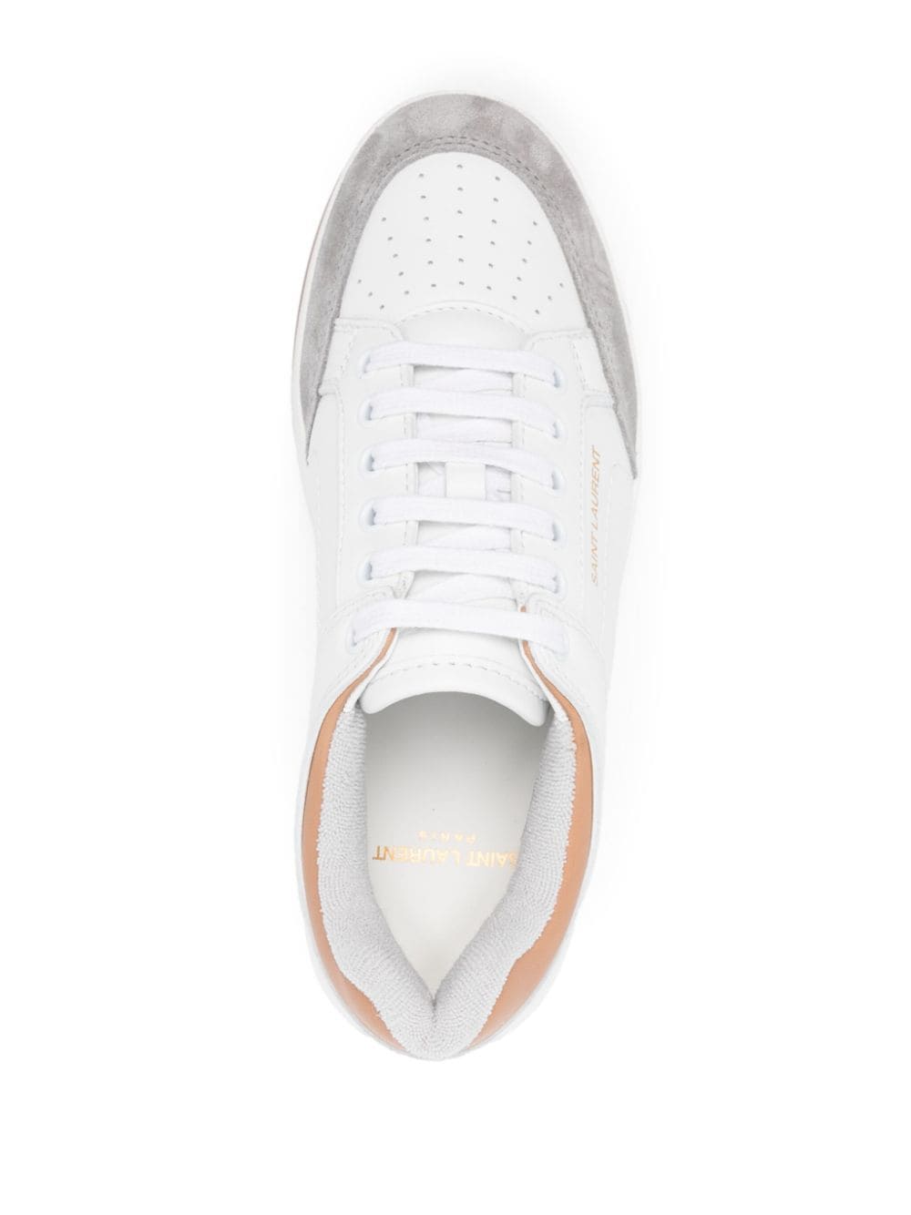 Saint Laurent Flat shoes - Optic white/foggy/gold | eef885de36c25a383d2831adf2f6818f731257cc