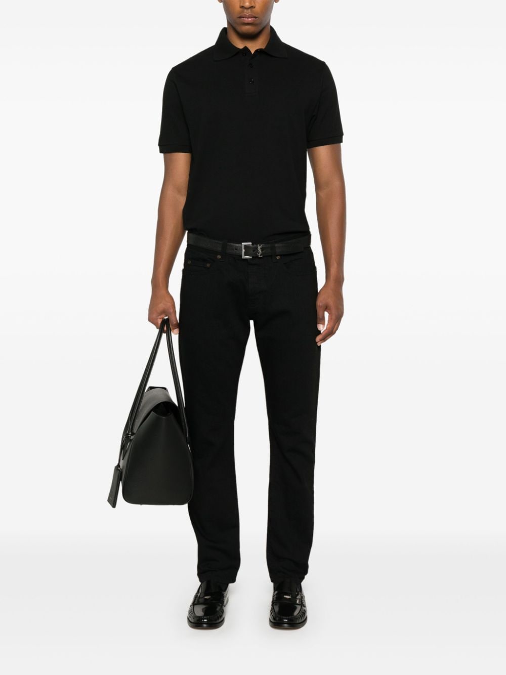 Saint Laurent T-shirts and Polos - Blacks and greys | 2f720f430645e7703ecde1148ee129e467180f33