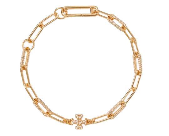 Bijoux Tory Gold/Crystal