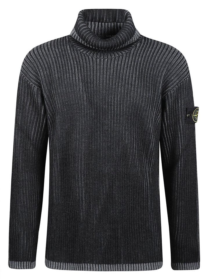 Stone Island Sweaters - Melange charcoal | 6b092d7e4e923b4826556b8f115cc2a5f71eeff9