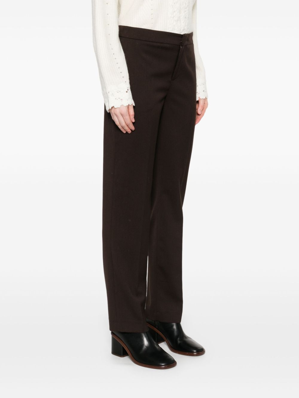 Twin-Set Trousers - Coffee/chocolate | 2375048e54a9051f6e39d83184e05756756395ef