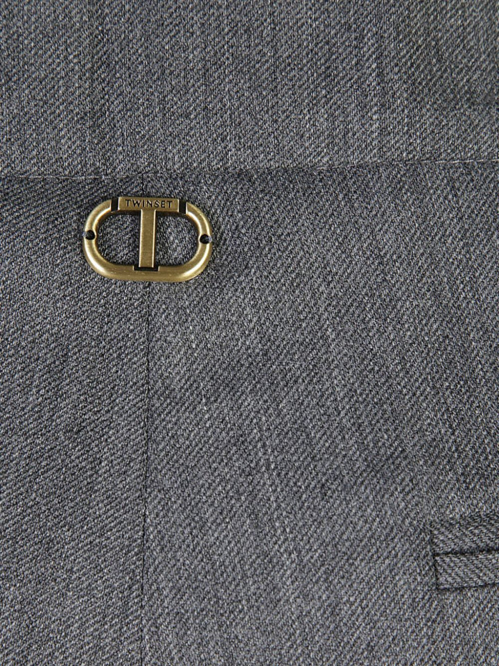 Twin-Set Trousers - Blacks and greys | 081089406b02bee7e8501fbb5ee08821aeeaffb0