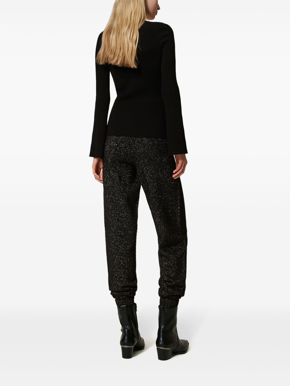 Twin-Set Trousers - Neve/oro | 41958cdf84fbaf12defa201b870716e87af97ecd