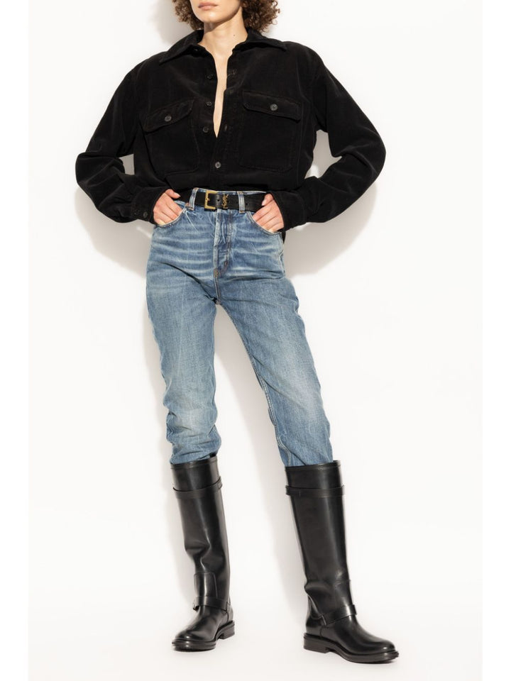 Saint Laurent Shirts - Faded black | 0734e29cb37c557fd30b42c9c9d1938c513feb24