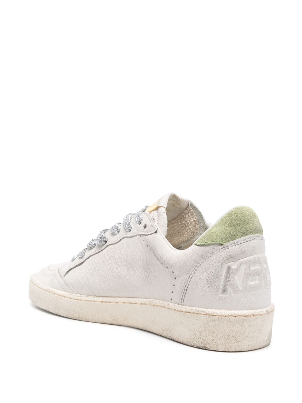Golden Goose Flat shoes - White/moonlight pink/nile gree | 9dabbe904e0694050813e4b177796b2a939d7f14
