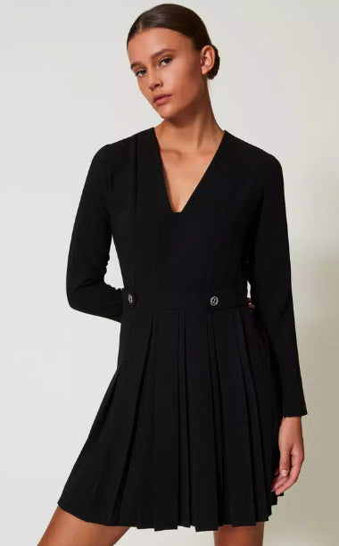 Twin-Set Dresses - Blacks and greys | 2d6b5dfbbda3a46ed38f6c275e04afbbb1c6616a