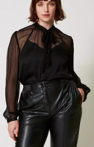 Twin-Set Shirts - Blacks and greys | c745db599e7f7edb9ece58d3d40668d85c18d438